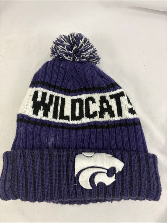 New Era Other - Kansas State Wildcats Pom Beanie Hat One Size Fits All KSU New Era